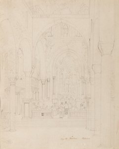 Sicilië: Cappella Palatina, Palermo, c.1850 door Carl Friedrich Heinrich Werner