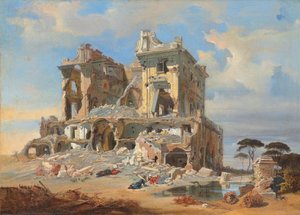 De Slag om het Casino dei Quattro Venti tijdens het Beleg van Rome, 1849