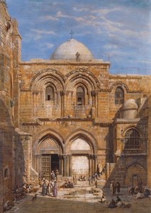 De Kerk van het Heilig Graf, Jeruzalem, 1862