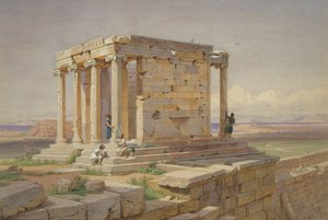De Tempel van Athena Nike. Uitzicht vanuit het noordoosten, 1877