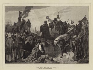 John Huss voor de Brandstapel door Carl Friedrich Lessing