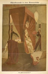 Schreckensnacht in einer Sommerfrische: Nacht van terreur in een zomer door Carl Friedrich Otto Lendecke