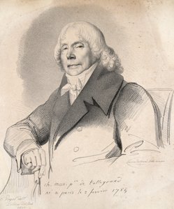 Charles Maurice Prins de Talleyrand, uitgegeven 1834 door Carl Friedrich Otto Vogel
