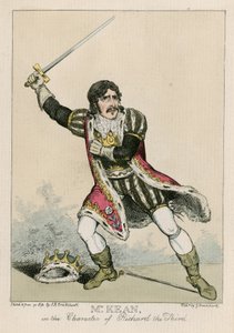 Mr. Edmund Kean in de rol van Richard de Derde