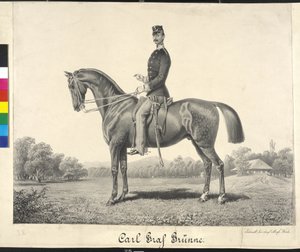 Ruiterportret Carl graaf Gruenne