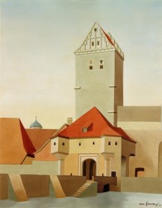 Dinkelsbühl – Rothenburger Tor door Carl Grossberg