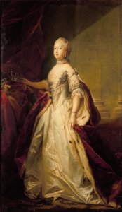 Louise van Groot-Brittannië koningin van Denemarken door Carl Gustaf Pilo