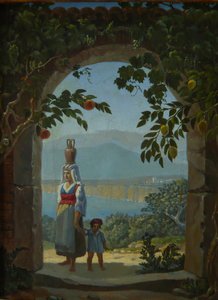 Herinnering aan Sorrento door Carl Gustav Carus