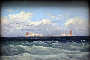 Duits: Mittelländische Seefestung Mediterraanse Eilandvesting door Carl Gustav Carus