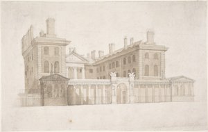 De oude Admiraliteit in Londen door Carl Gustav Carus