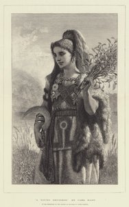 Een jonge druïde door Carl Haag