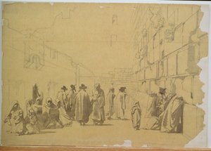 De Klaagmuur door Carl Haag