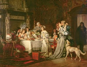 De terugkeer, 1870 door Carl Heinrich Hoff