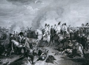 Aartshertog Karel van Oostenrijk in de slag bij Aspern door Carl Heinrich Rahl