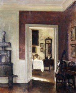 Een Interieur met een Cello