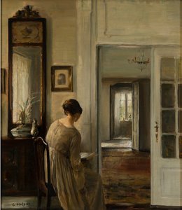 Lezing. De Vrouw van de Schilder