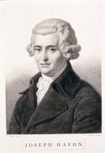 Joseph Haydn (1732-1809) gegraveerd door F.A. Andorff door Carl Jager