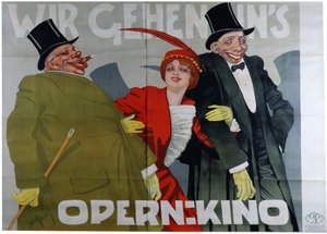 Wir gehen ins Opernkino, ca. 1905