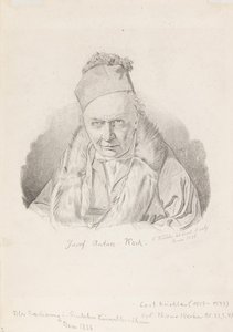 Portret van de schilder Joseph Anton Koch, 1836