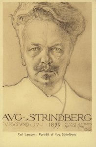 August Strindberg (1849-1912), Zweedse toneelschrijver, romanschrijver, dichter en kunstenaar, 1899