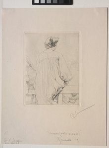Lisbeth, gezien van achteren