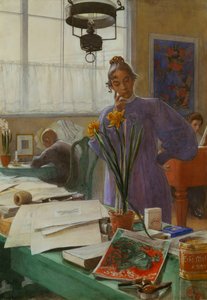 Mijn Vrouw door Carl Larsson