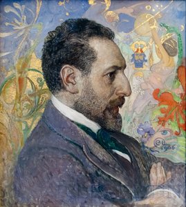 Portret van Oskar Levertin door Carl Larsson