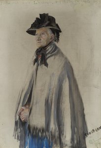 Portret van de moeder van de kunstenaar