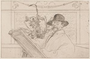 Zelfportret door Carl Larsson