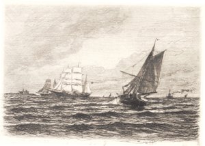 Frisse bries in de zeestraat