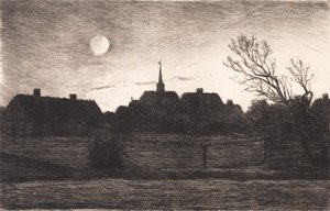 Hornbæk kerk, zomeravond