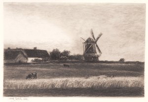 De molen door Carl Locher