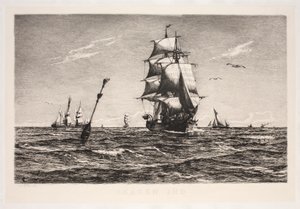 Skagen ind door Carl Locher