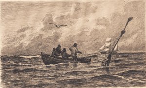 Aan de zuidoostkust van Skagen