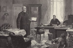 Bismarck dicteert zijn memoires