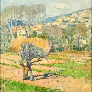 Cagnes door Carl Moll
