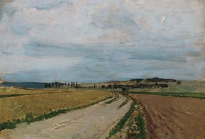 Sfeerstudie avond, Michelhausen (Plankenberg) door Carl Moll