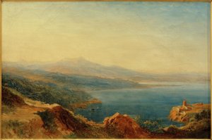 Kust van Amalfi door Carl Morgenstern
