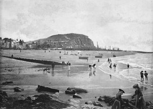 Oude stad en strand van Hastings