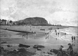 Hastings, oude stad en strand, ca. 1900