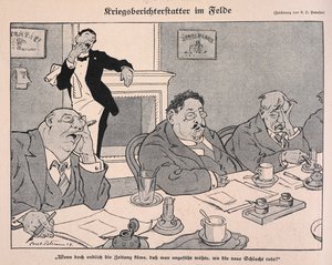 Oorlogsverslaggevers in het veld door Carl Olof Petersen