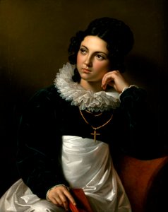 Rosalia Klieber, de vrouw van beeldhouwer Josef Klieber