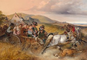 De huwelijksreis door Carl Schindler