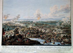 Carl Schütz - Gevecht met Adschud in Moldavië op 14 augustus 1788 door Carl Schütz