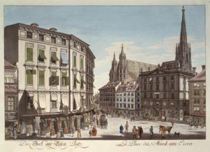 De stok op het ijzeren plein door Carl Schütz