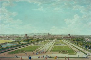 Wenen, gezien vanaf het Bovenste Belvedere