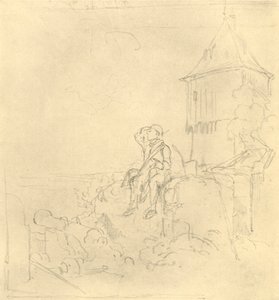 Verdachte Rook, midden-late 19e eeuw, c1924 door Carl Spitzweg
