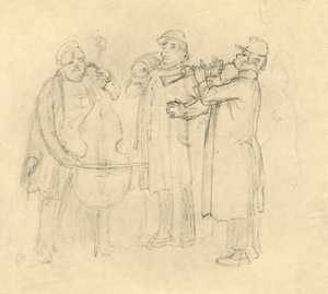 Bettelmusikanten door Carl Spitzweg