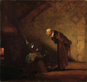 De alchemist door Carl Spitzweg