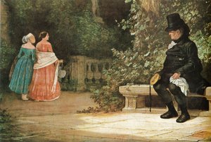 De weduwnaar door Carl Spitzweg